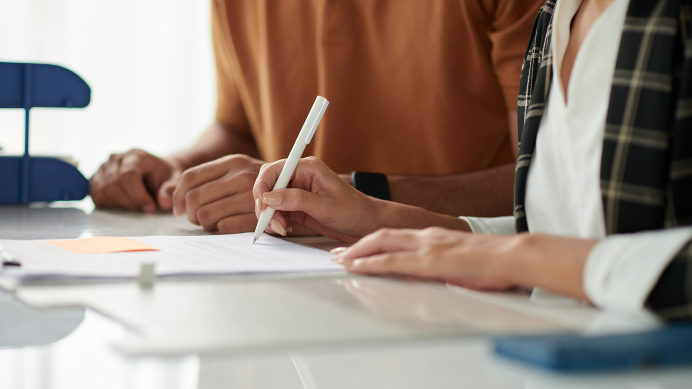 Signing legal documents
