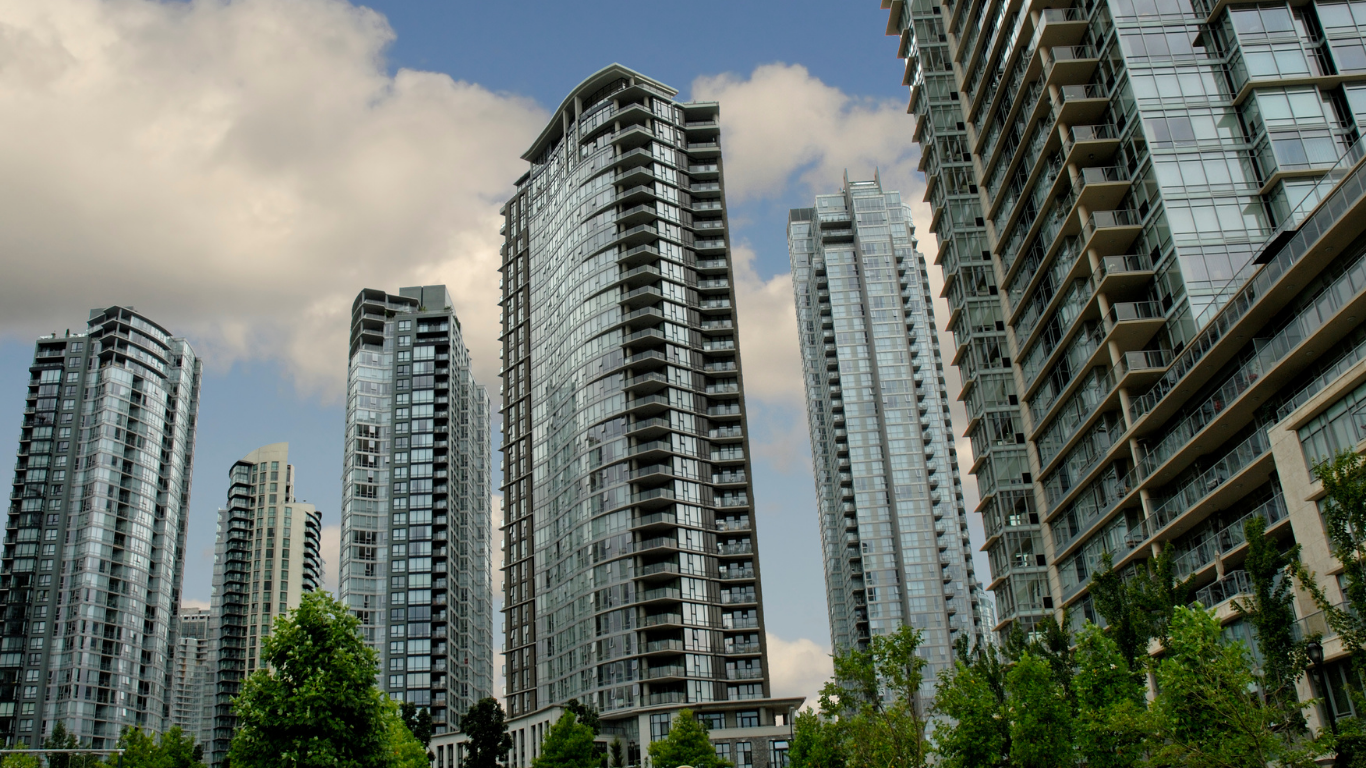 Modern condominium towers